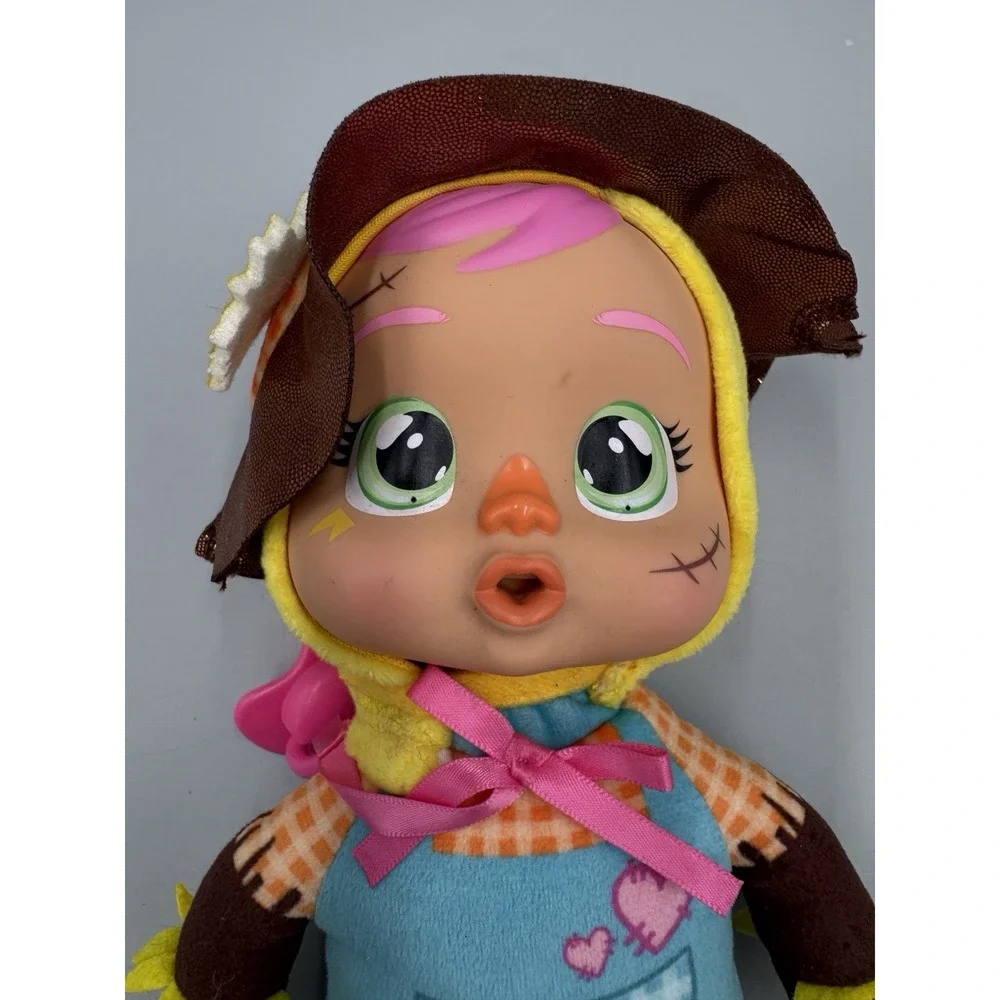 Cry Babies Tiny Cuddles Scarecrow With Pacifier Halloween Doll 10